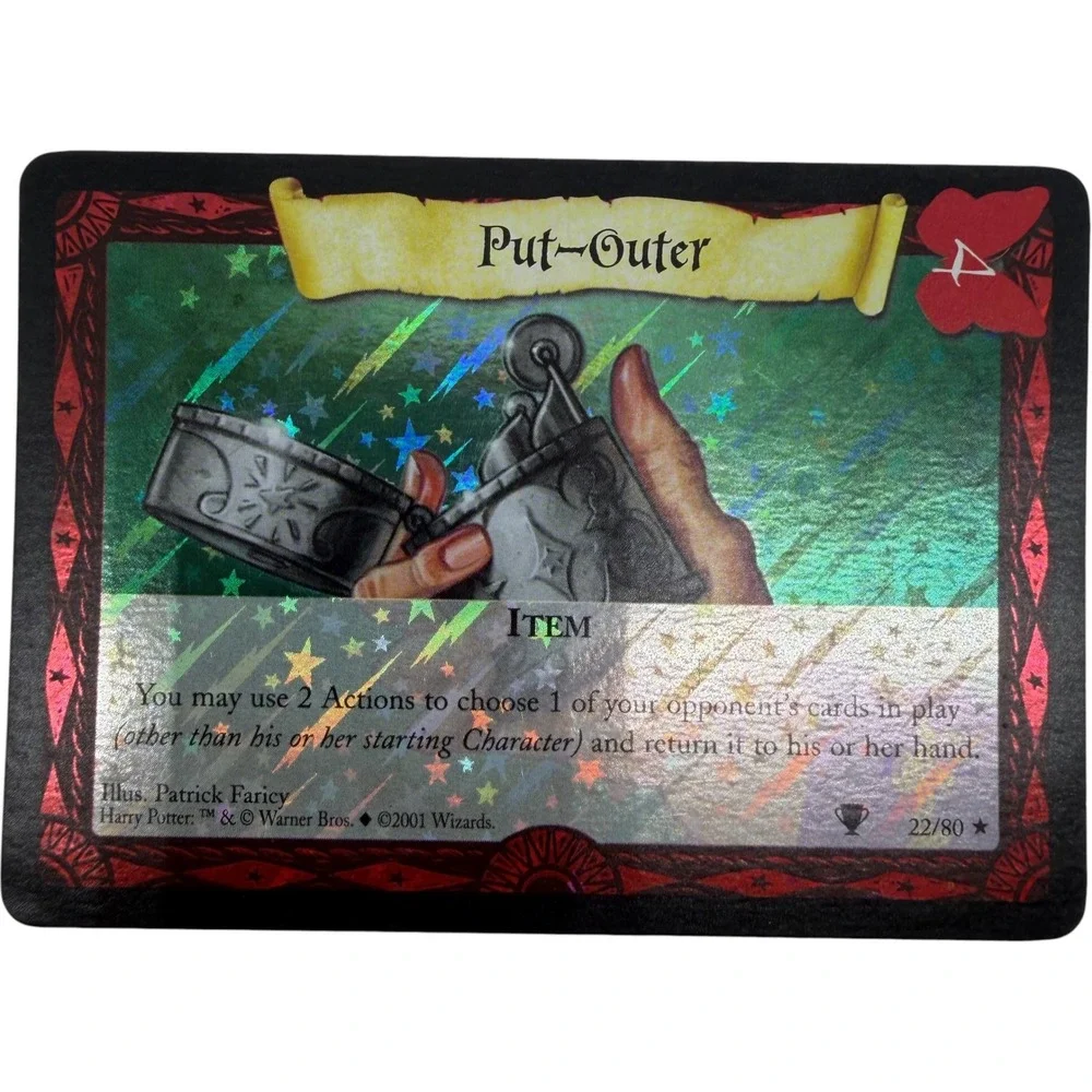 Harry Potter TCG Put-Outer 22/80 Rare Holofoil Card 2001 Wizards of the Coast
